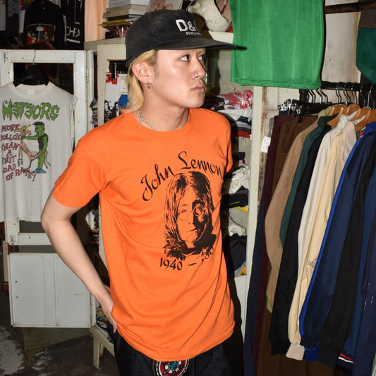 80's John Lennon "1940-1980" 追悼 Tシャツ 260428H