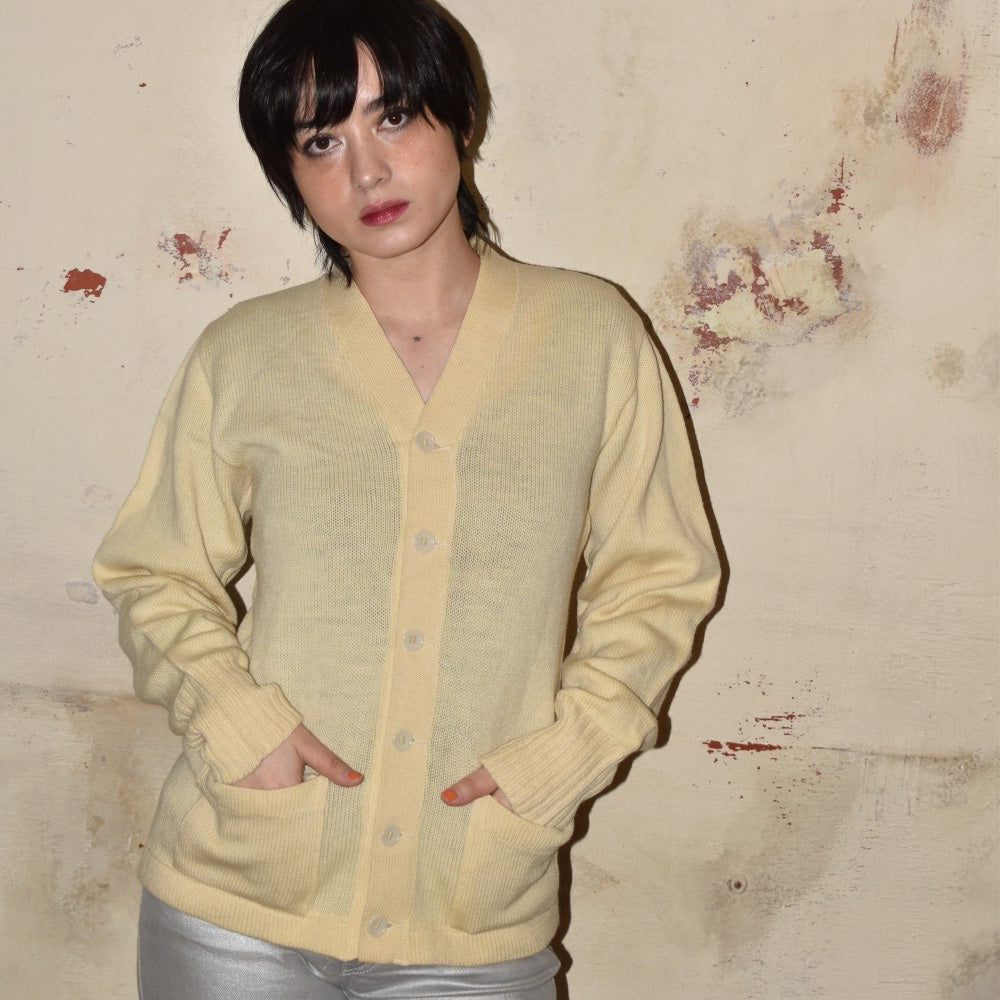 50’s IMPERIAL レタード ウールカーディガン 251212H