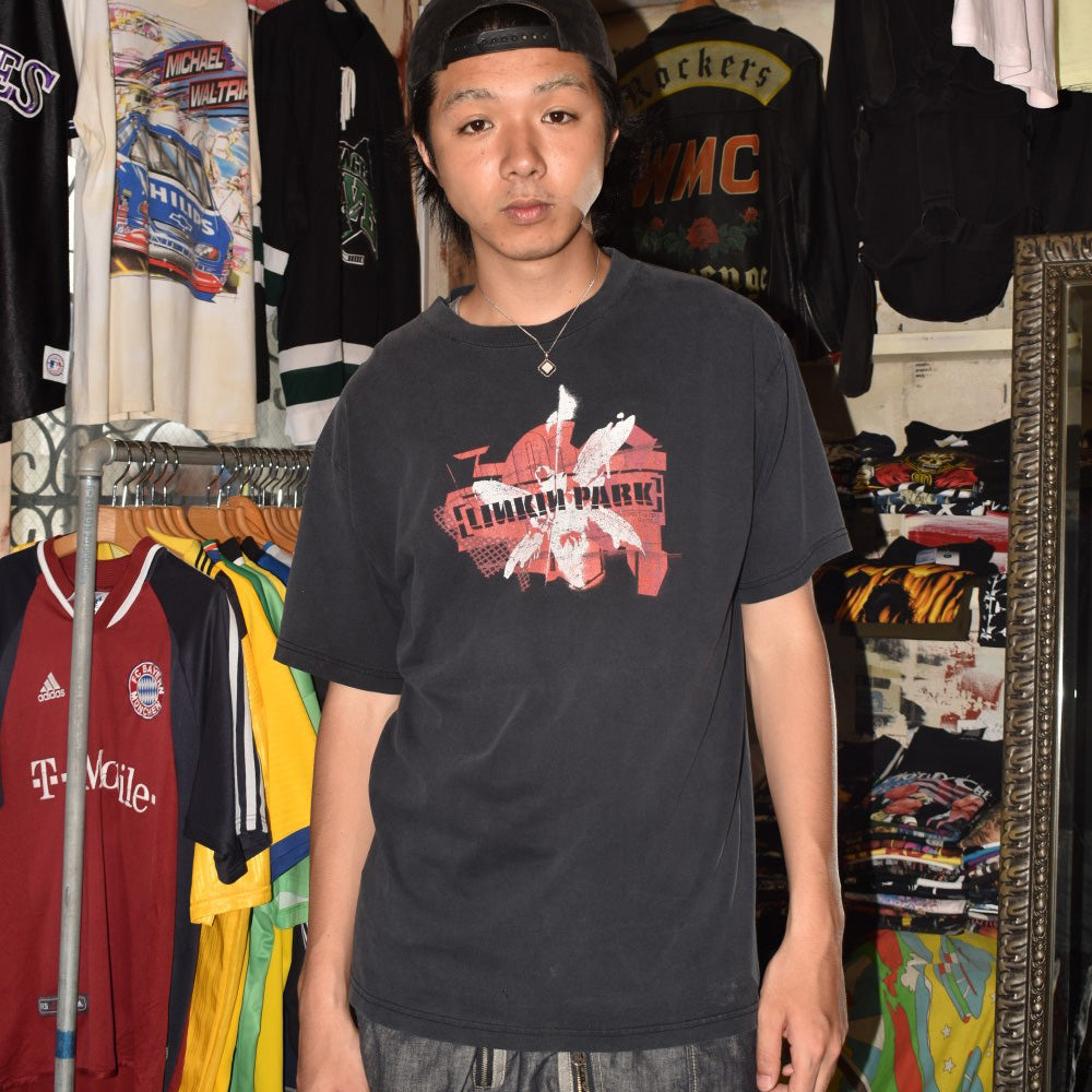 Y2K Linkin Park × Puma "STREET SOLDIER" ニューメタル ロックTシャツ 260724H