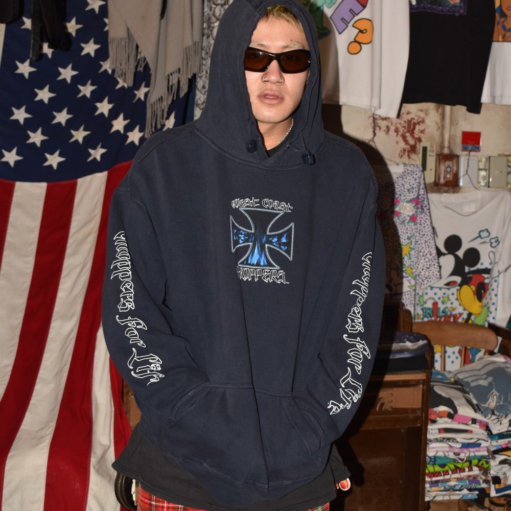 Y2K West Coast Choppers アイアンクロス チョッパーパーカー 260710H