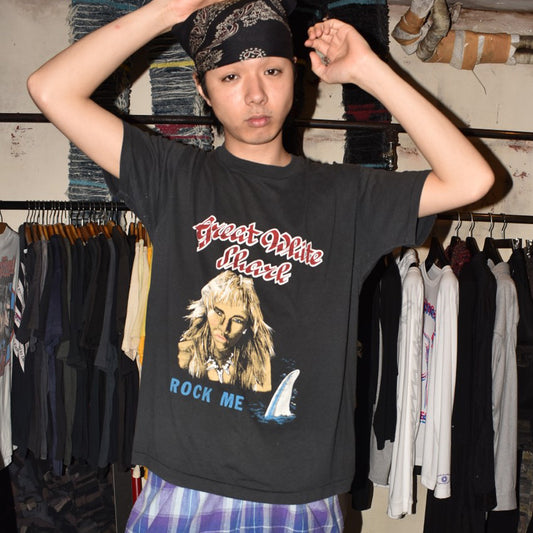80's Great White "Rock Me / Once Bitten" ロックTシャツ 260714H