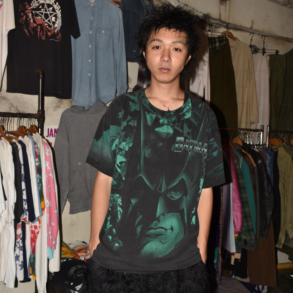 90's DC Comics “Batman” AOP アメコミTシャツ 260807H