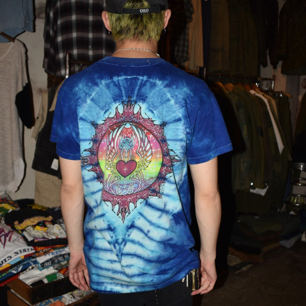 80's MIKIO KENNEDY Grateful Dead デッドヘッズ タイダイ アートTシャツ 260623H