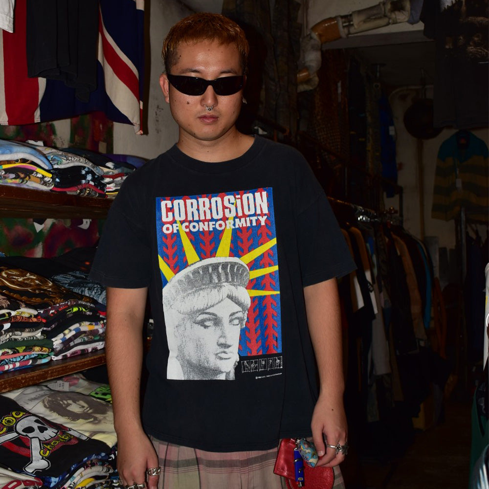 90’s Corrosion of Conformity "Blind" 自由の女神 メタル ロックT 261020HMY1