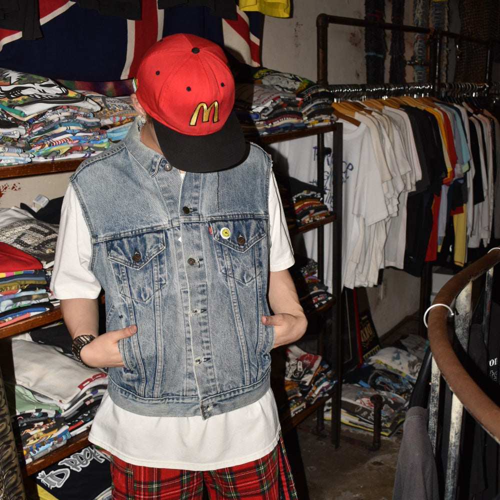 90's Levi's × Jeff Gaither "the LOUD PIPES" カスタム デニムベスト USA製 260612H