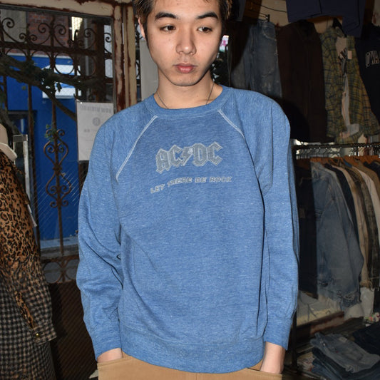 70's AC/DC “LET THERE BE ROCK” プリントスウェット 260206H