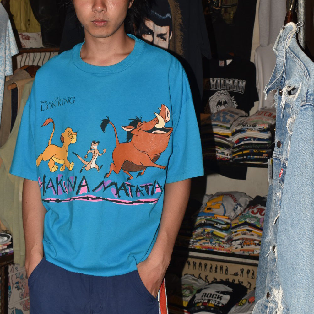 90's The Lion King "HAKUNA MATATA" Disney ムービーTシャツ 260721H