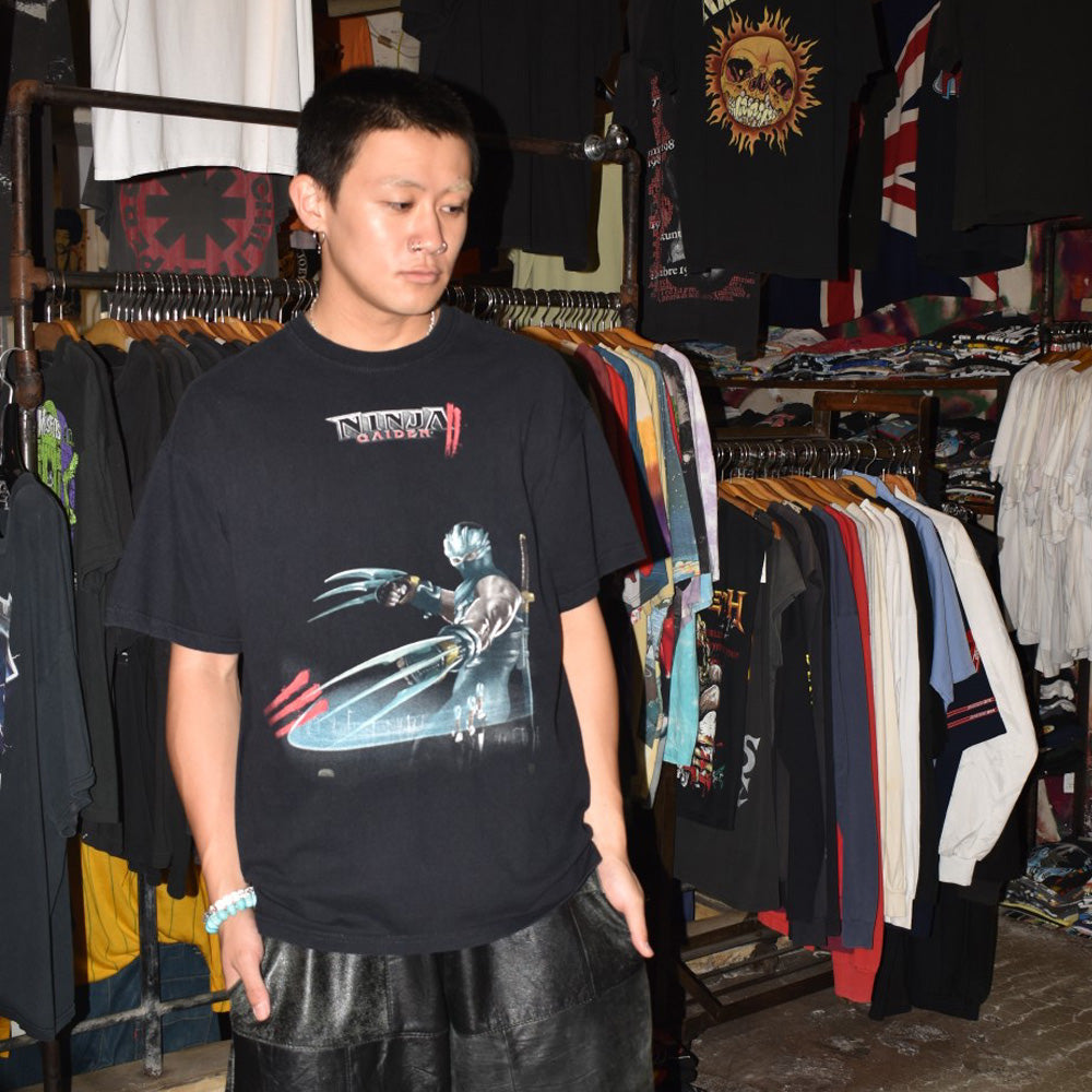 Y2K NINJA GAIDEN II "復讐" Xbox 360 ゲームTシャツ 260814H