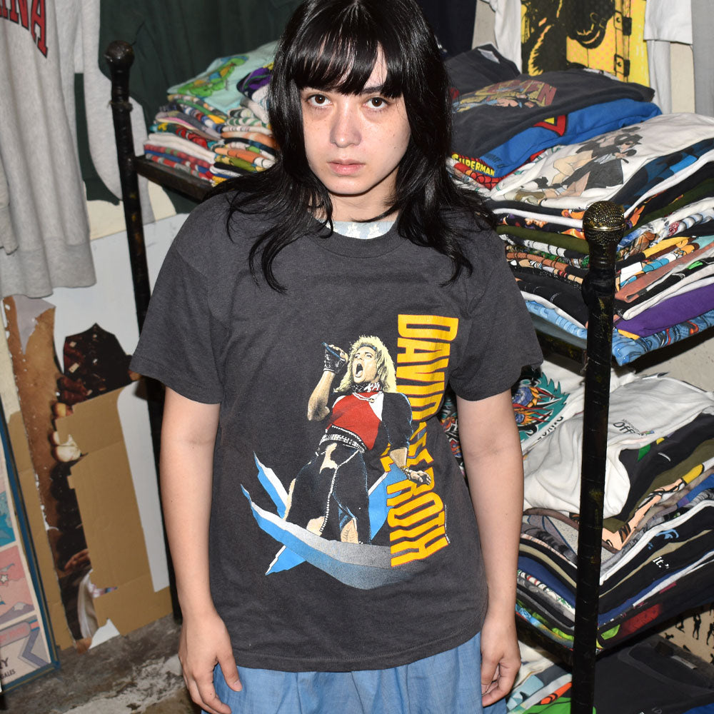 80’s David Lee Roth “Skyscraper Tour” ロック Tシャツ 250923H