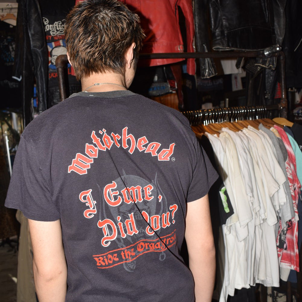 80's Motörhead "Orgasmatron" ツアー ロックTシャツ 260203H