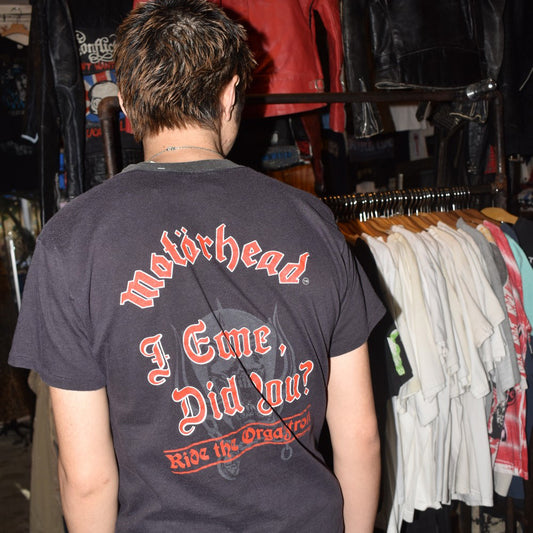 80's Motörhead "Orgasmatron" ツアー ロックTシャツ 260203H