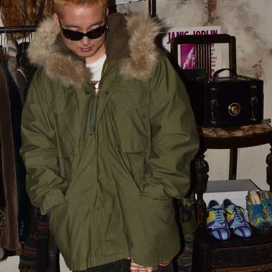 70’s U.S. Army M-65 フィードジャケット ライナー&フードセット 251128H