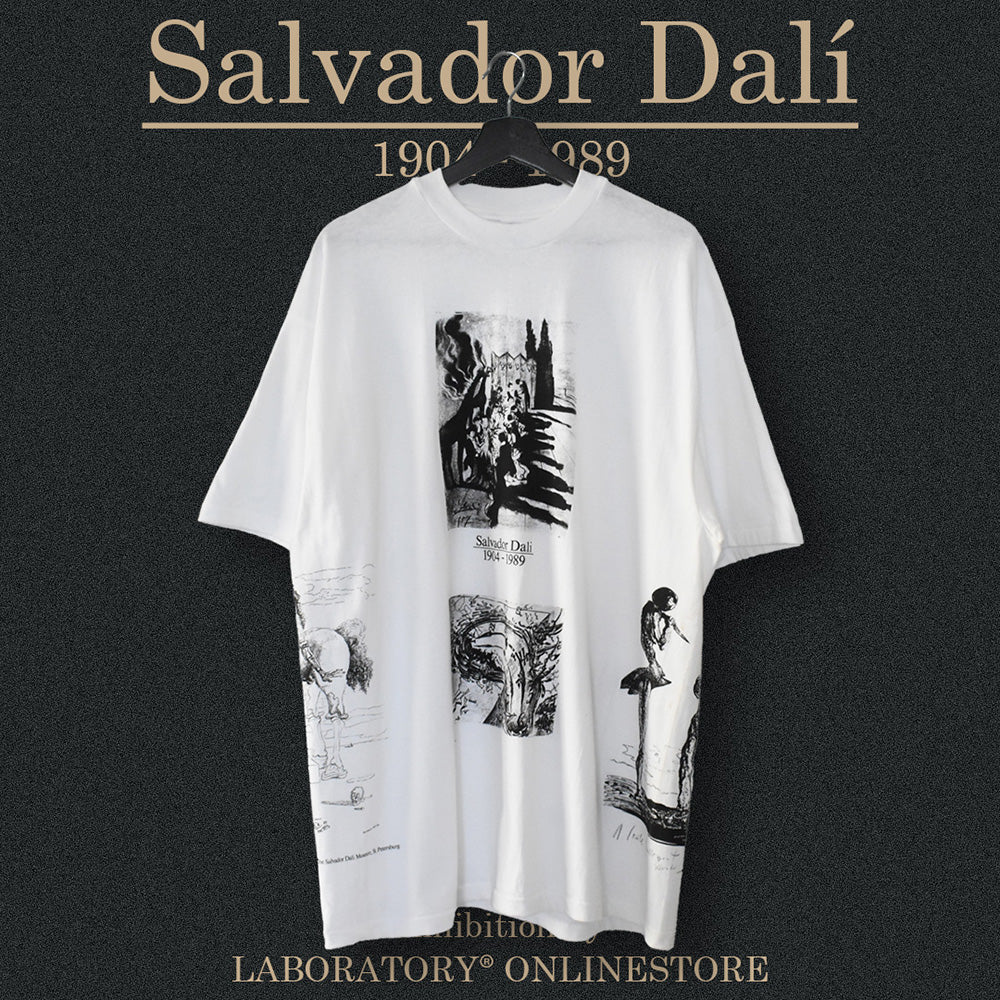 90’s デッドストック！ Salvador Dalí マルチプリント！ アート Tシャツ USA製 250607 (B)
