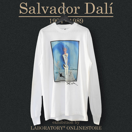 90’s デッドストック! Salvador Dalí “Apparatus and Hand” 長袖 アート Tシャツ USA製 250607 (E)