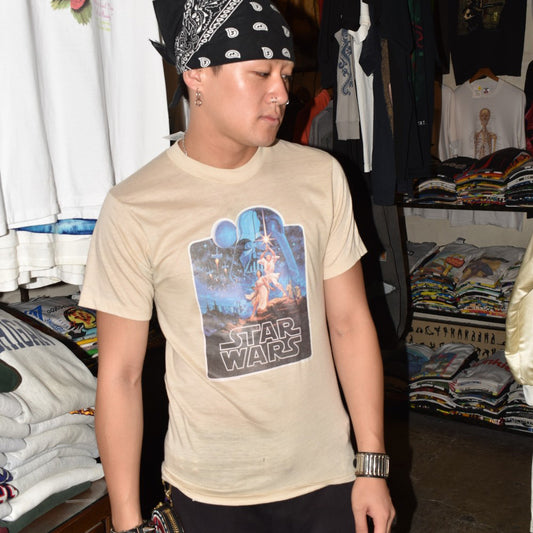 70’s STAR WARS ポスターアート ムービーTシャツ 260807H