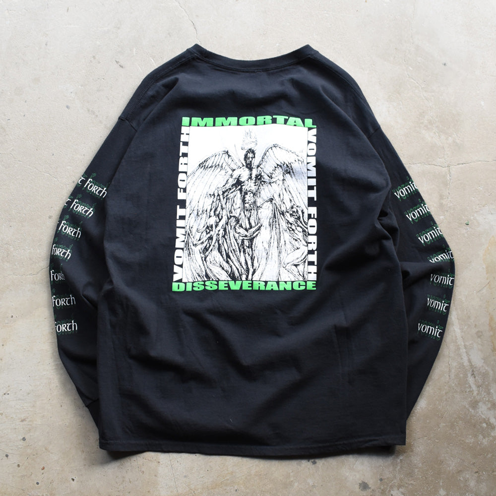 デッドストック！ Vomit Forth "Immortal Disseverance" ロングスリーブ Tシャツ 250930