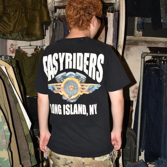90's EASYRIDERS "LONG ISLAND, NY" スカルTシャツ USA製 260630H
