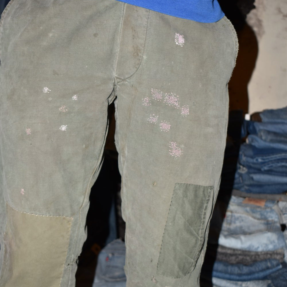 60’s Le Pigeon Voyageur BORO フレンチワークパンツ 251125H