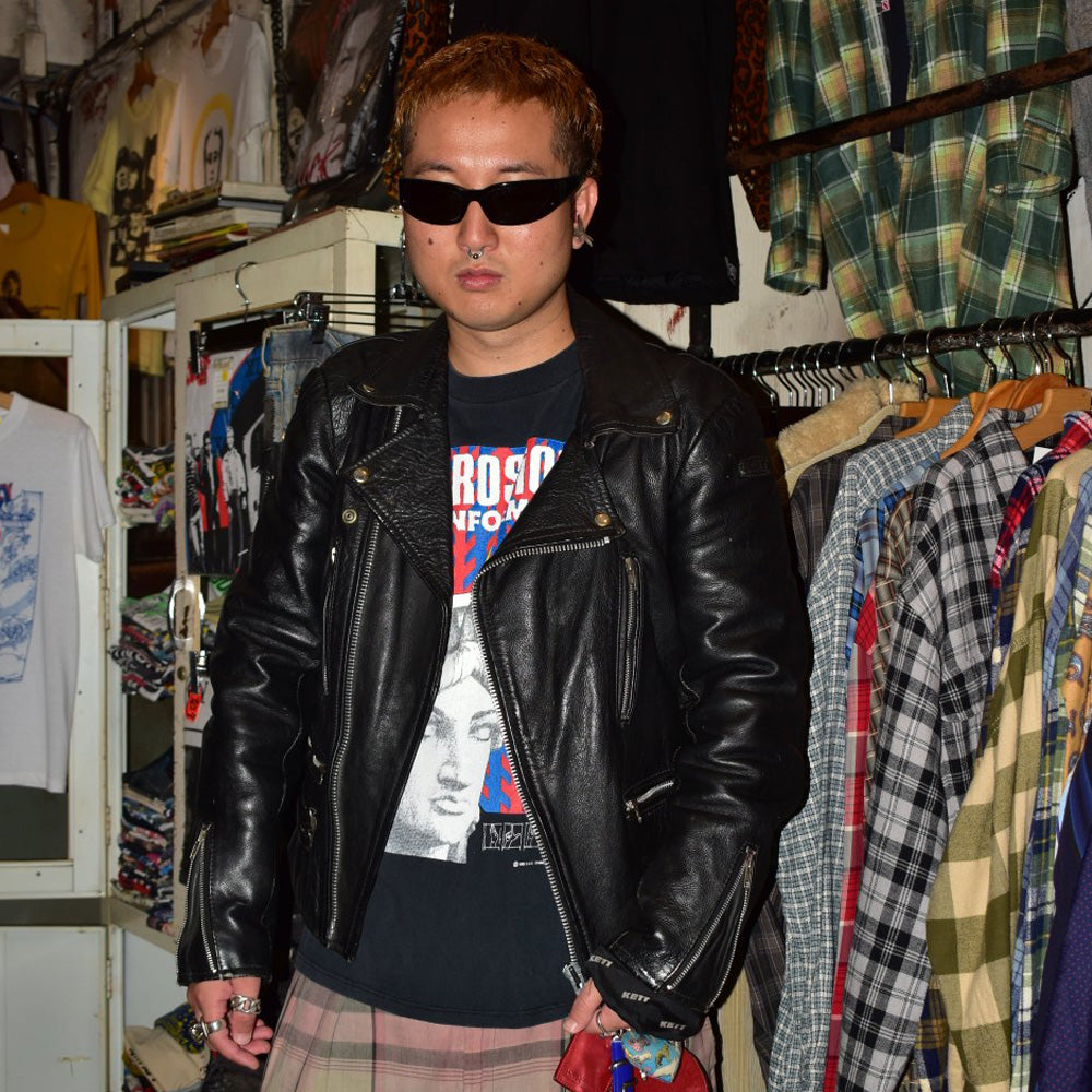 80’s KETT ライトニングタイプ ダブルライダース 261020H