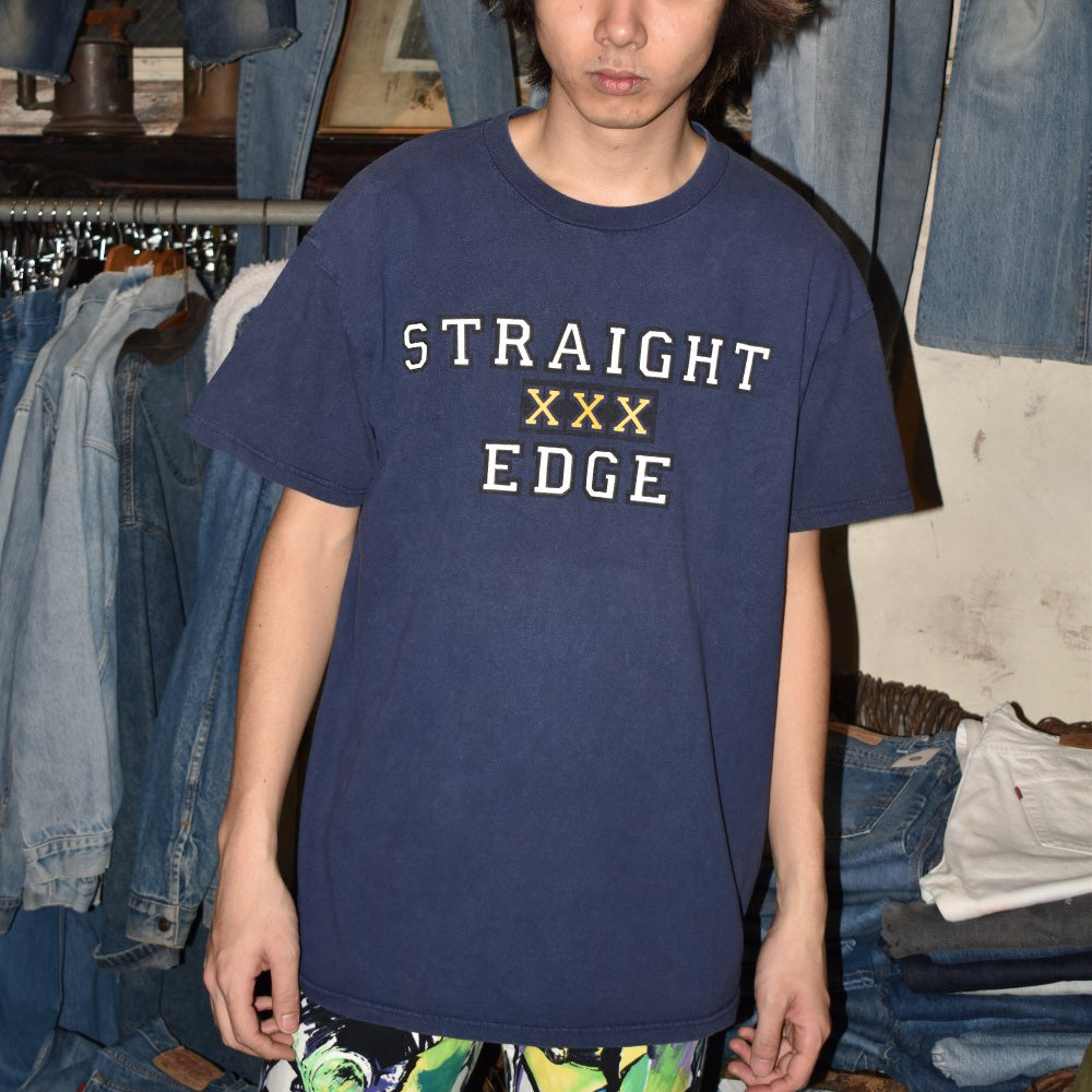 90’s STRAIGHT EDGE “DRINKING SUCKS!” メッセージTシャツ 251125H