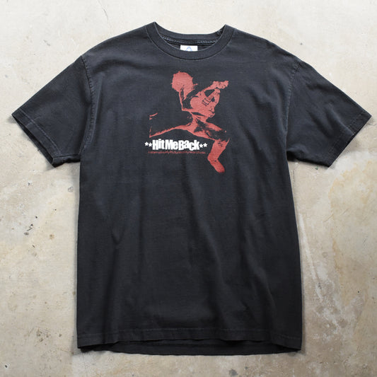デッドストック！ HIT ME BACK "I Wanna live My Life the Way My Heart Feels…" Tシャツ 250916