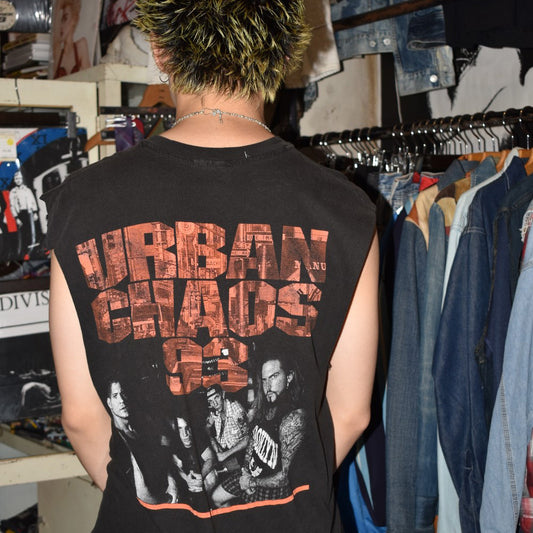 90's Biohazard "Urban Discipline" カットオフ ハードコアパンク ロックTシャツ 260626H