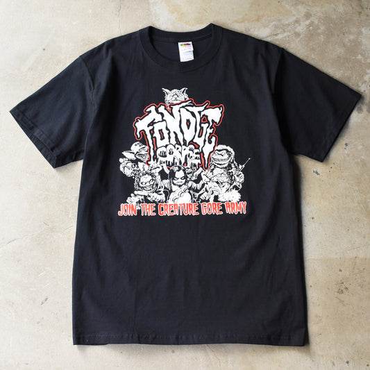 デッドストック! Fondlecorpse "Creature Gore Army" Tシャツ 250909