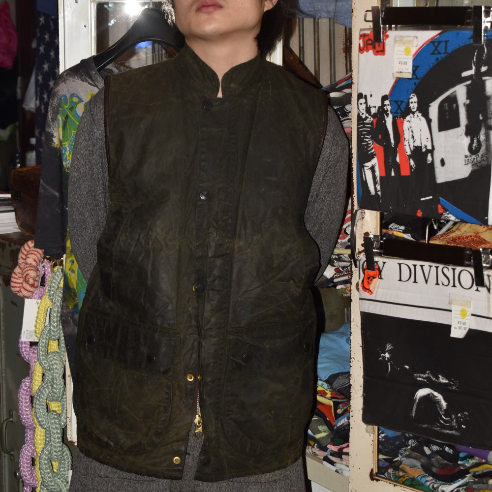 90’s 旧3ワラント Barbour “Westmorland” オイルドベスト 251202H