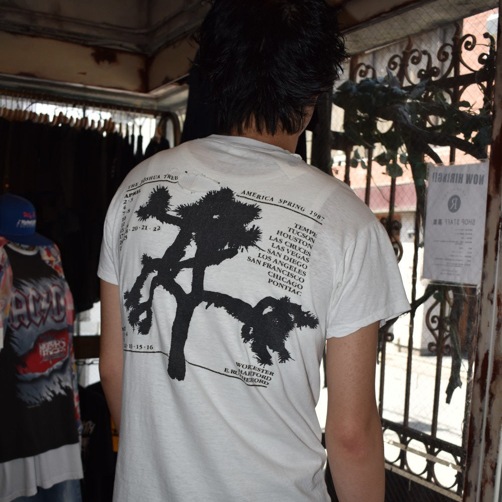 80's U2 “The Joshua Tree” Tour ロックTシャツ 260519H