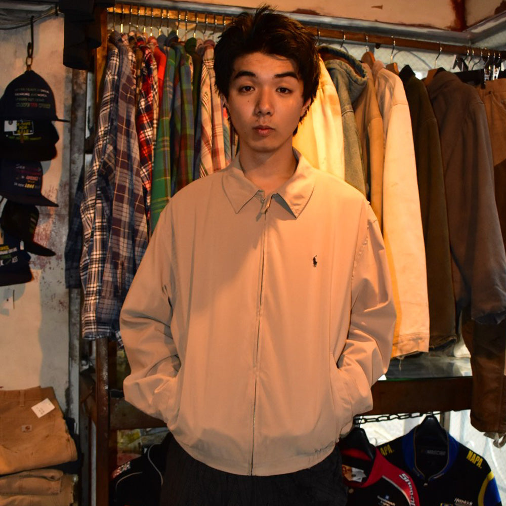 90's Polo Ralph Lauren ウィンドウペーンチェック スウィングトップ  260929H