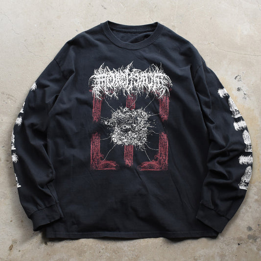 デッドストック! Mortiferum "Faceless Apparition" ロングスリーブ Tシャツ 250930