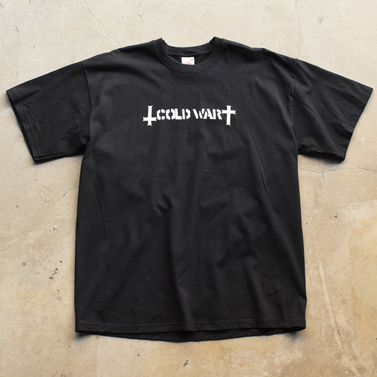 デッドストック！ Cold War “Stencil Logo Cross Motif” Tシャツ 250923