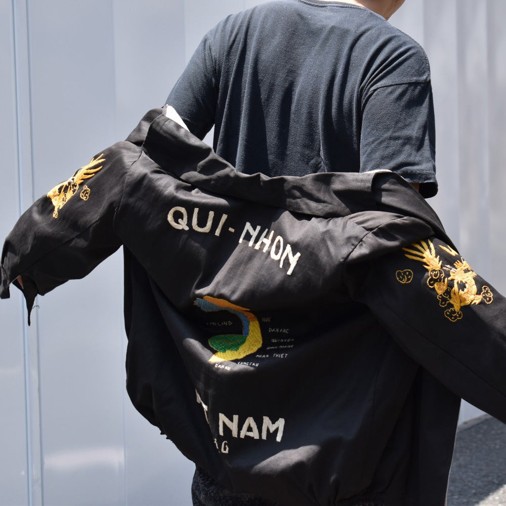 60's US Military Vietnam Souvenir Jacket ベトジャン 260519H