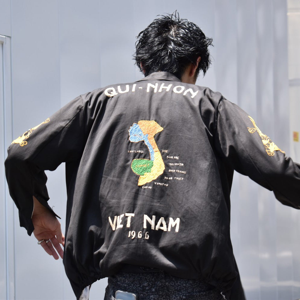 60's US Military Vietnam Souvenir Jacket ベトジャン 260519H