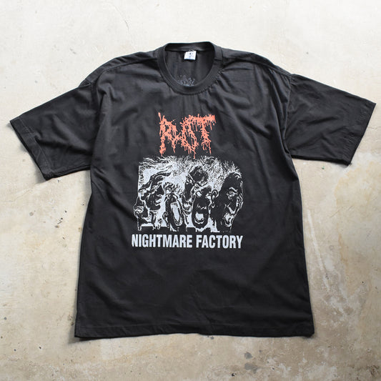 90's デッドストック! ROT "Nightmare Factory" Tシャツ 250916