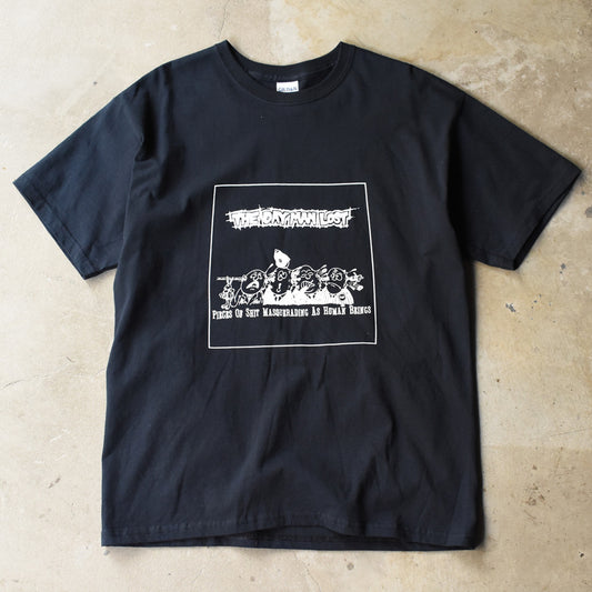 デッドストック! THE DAY MAN LOST "Pieces Of Shit Masquerrading As Human Beings" Tシャツ 250909