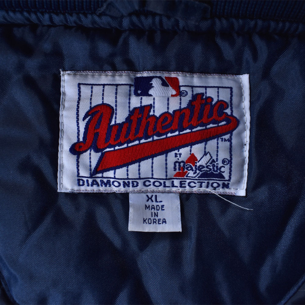 90's　Majestic/マジェスティック "MLB Atlanta Braves/アトランタ・ブレーブス" スタジャン アワードジャケット　230118