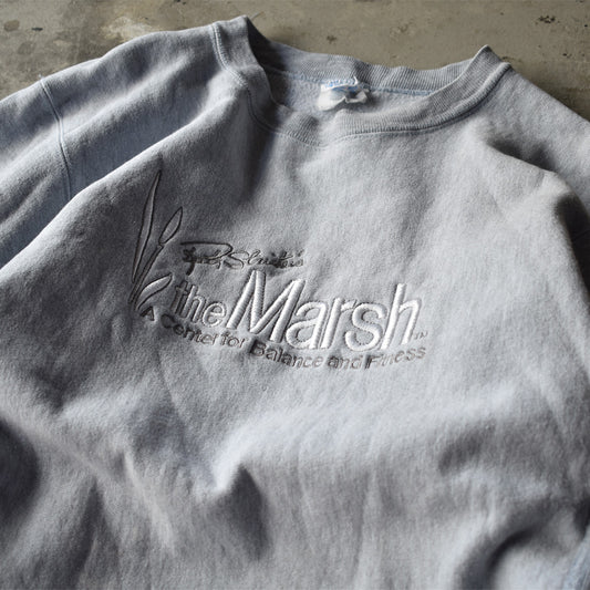 80's Champion/チャンピオン "The Marsh" 刺繍ロゴ RWスウェット USA製 221114