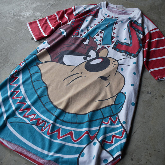 90's Looney Tunes/ルーニー・テューンズ 大判プリント! “TAS” Tee 220722