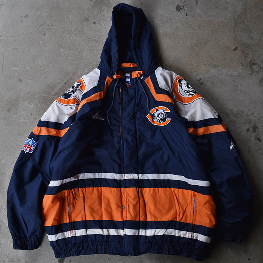 90’s STARTER “NFL Chicago Bears” 中綿入り ナイロンジャケット 230118