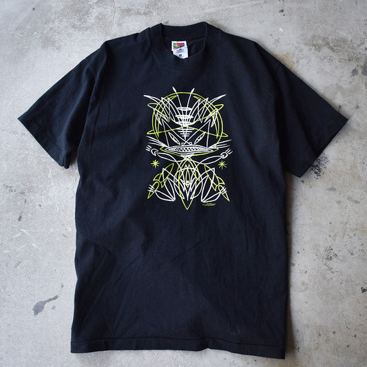 90's Space Pussy キャラクターTee 220430