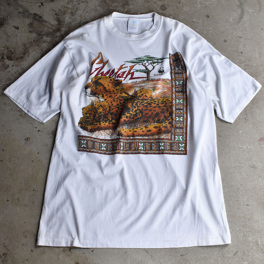 90's　Cheetah/チーター アニマルプリント Tee　220611