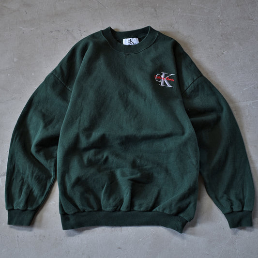 90’s ブートレグ Calvin Klein ロゴ刺繍 スウェット 221118