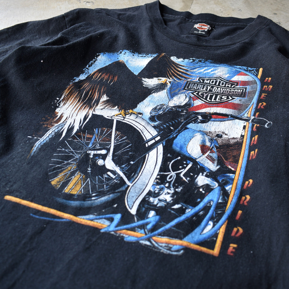 90's Harley-Davidson/ハーレーダビッドソン 両面プリント Tシャツ USA ...