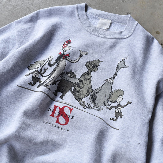 90’s Dr. Seuss “DS” キャラクター スウェット USA製 221113