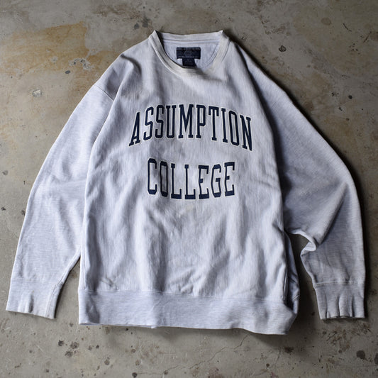 Y2K Champion “ASSUMPTION COLLEGE” 2段プリント RWスウェット 221010