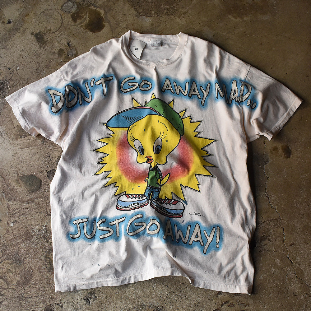 90's　Looney Tunes/ルーニー・テューンズ 　AOP！　"TWEETY" Tee　230403H