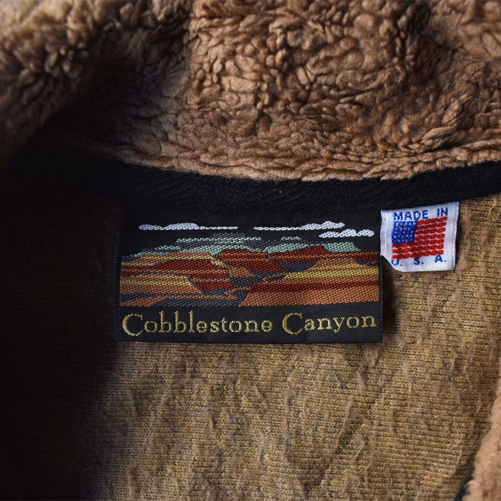 90's　Cobblestone Canyon アニマル柄 bare フリースジャケット　USA製　230105