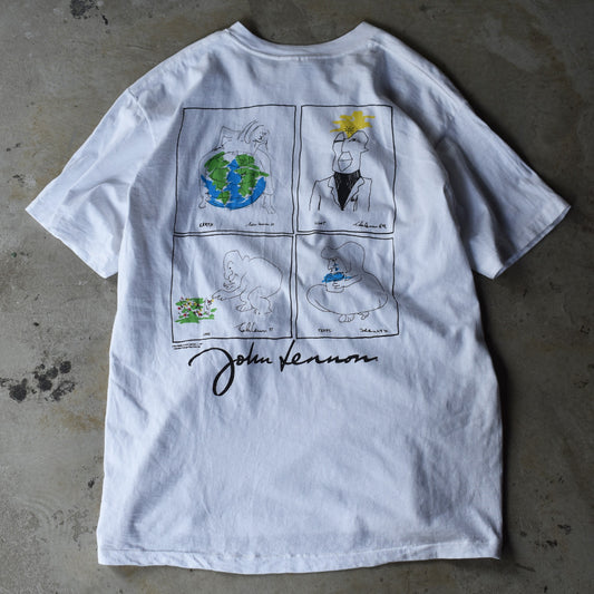 90's Hard Rock Cafe “John Lennon” シグネチャーシリーズ Tシャツ USA製 220715