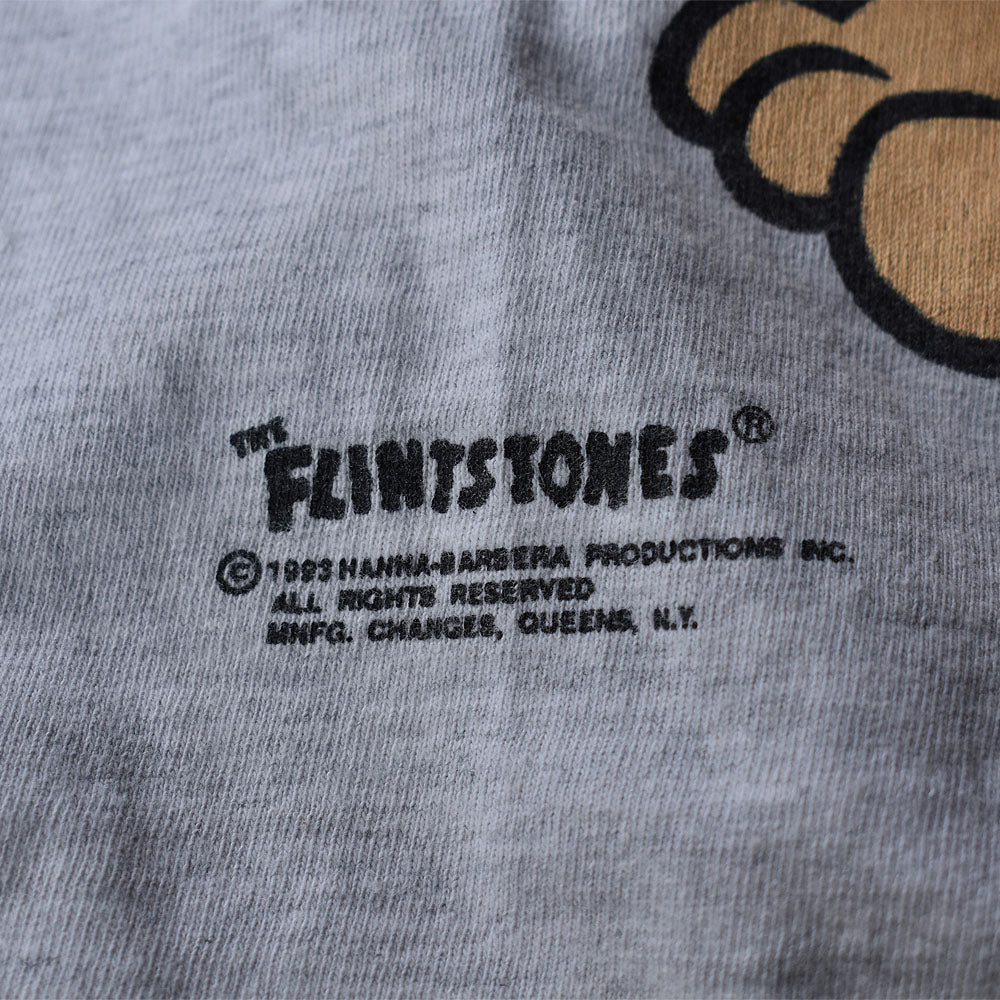 90’s　The Flintstones/原始家族フリントストーン “bowling” Tee　USA製　220825